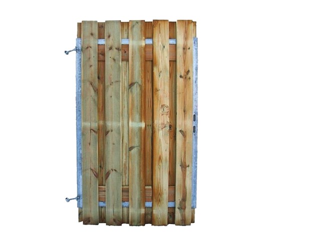 Poort 80cm Grenen Stalen Frame 80x180cm