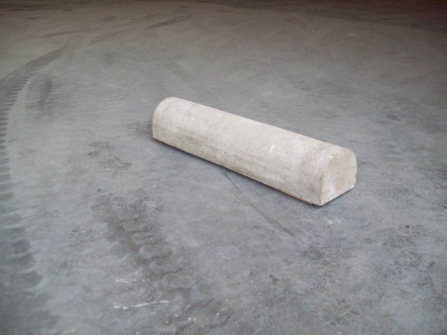 Stootband 2x recht grijs 20 x 17 x 95