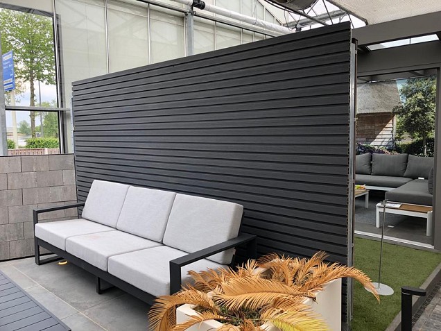 Profi-Wall Trio Antraciet 26x231x4000mm (wb 208mm)