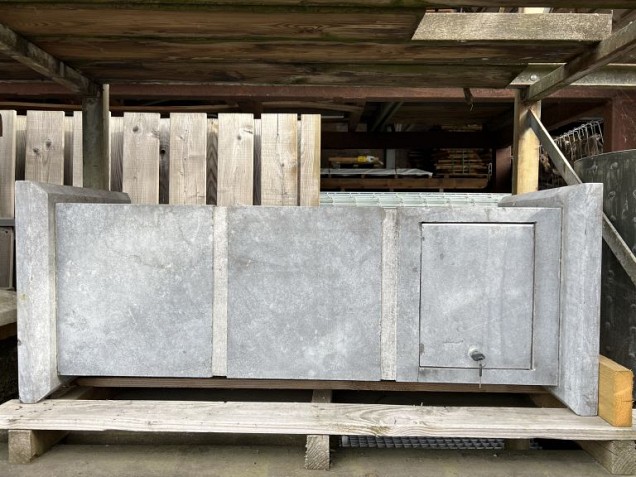 Hardsteen Brievenbus 40x40x100cm