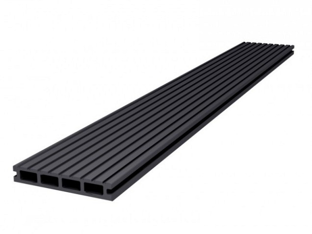 WPC Composiet DuoWood-Lava FSC vlonderplank STD 25x146x3000mm groef/glad
