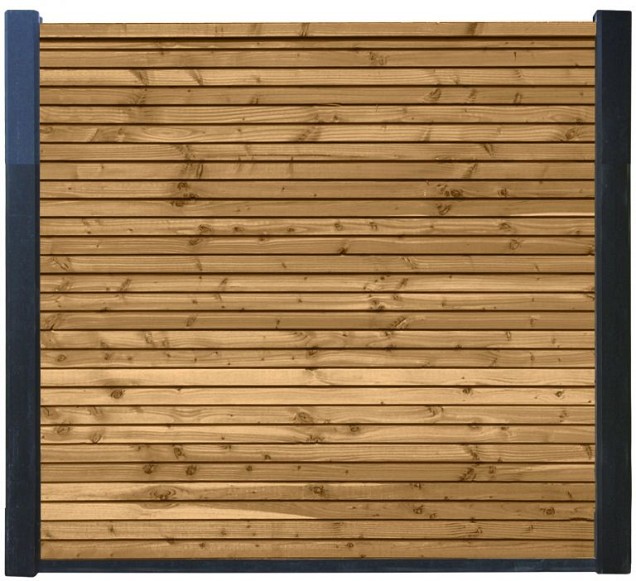 Combiwood Douglas Rhombus schermdeel enkelzijdig 200x180cm. geïmpregneerd (niet met metalen kap)