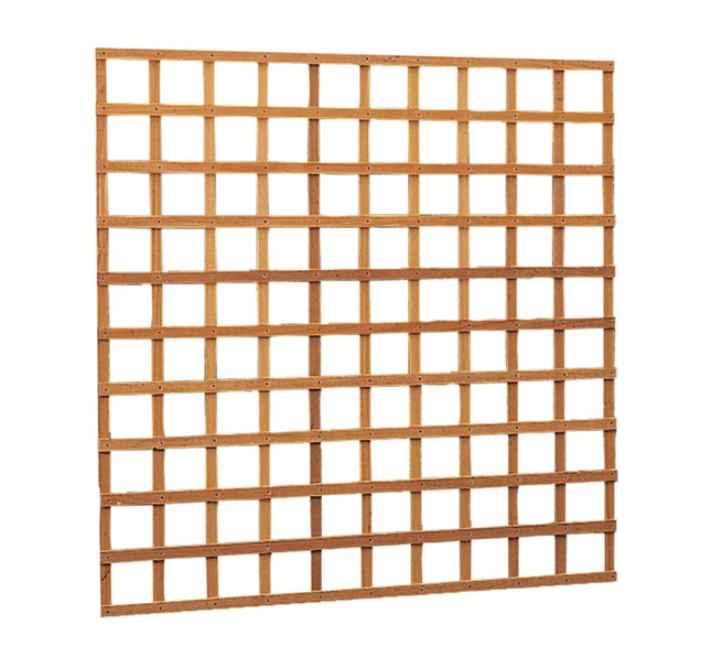 *Bangkirai trellis rechthoek 90x180cm Op=Op