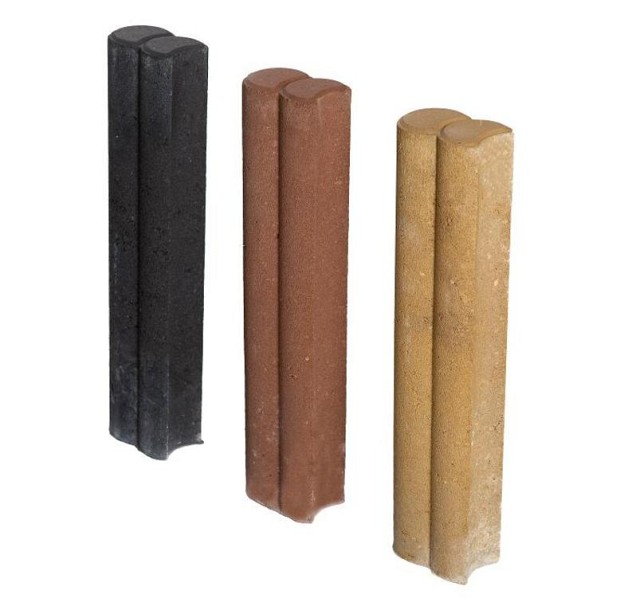 *Duopalissade Geel 6x40x9cm    op=op