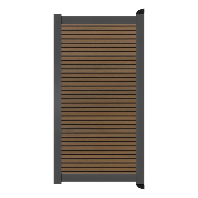 Poort Profi-Fence | 97x186cm | Rhombus Stripe | Horizontaal | Antraciet aluminium frame