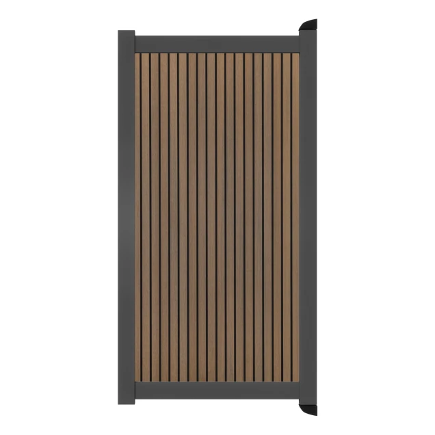 Poort Profi-Fence | 97x197cm | Rhombus Stripe | Verticaal | Antraciet aluminium frame