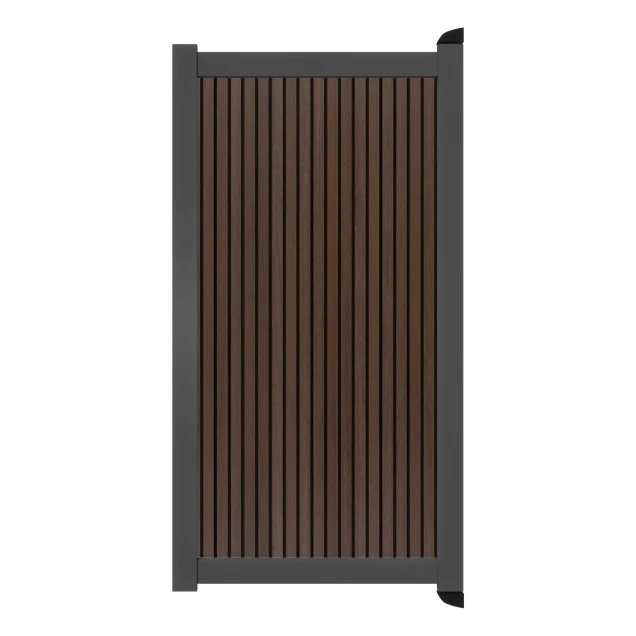 Poort Profi-Fence | 97x197cm | Rhombus Vogue | Verticaal | Antraciet aluminium frame