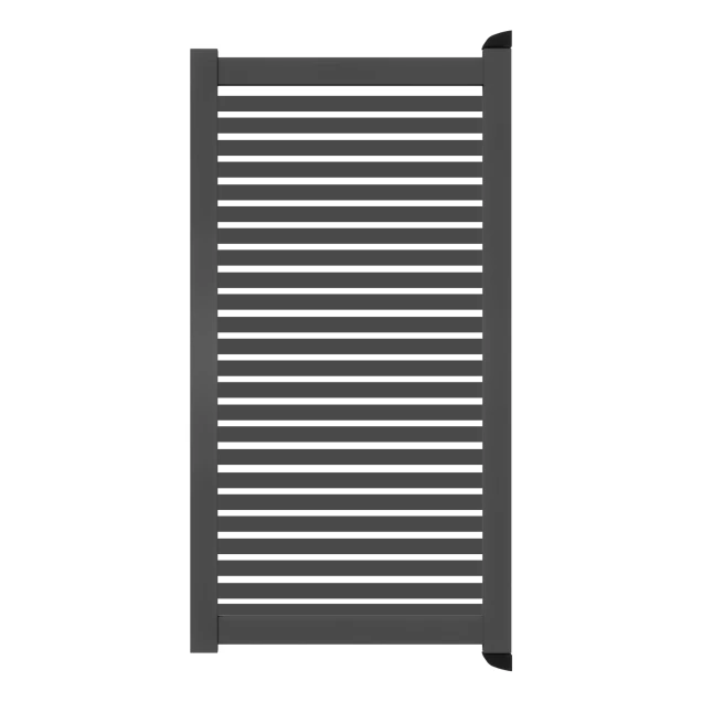 Poort Profi-Fence | 97x175cm | Sight 50 - Antraciet | Horizontaal | Antraciet aluminium frame
