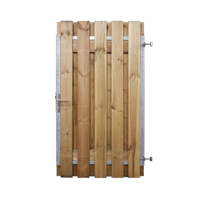 Poort 150cm Grenen Stalen Frame 150x180cm Verticaal