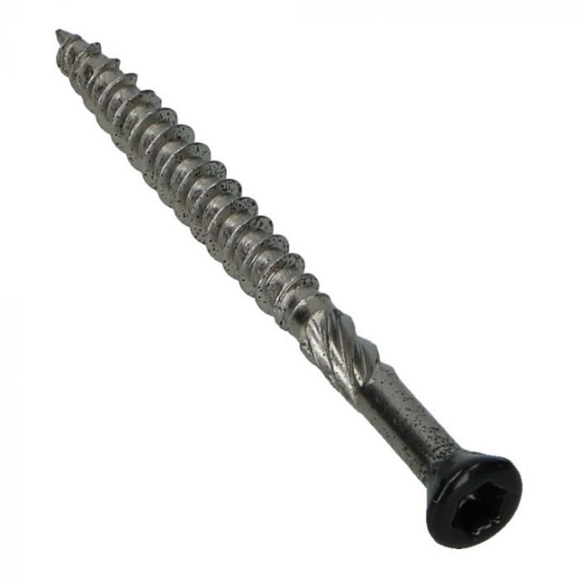 *Potdeksel/vlonderschroef RVS Zwart Torx 5x50mm verpakkingsafname