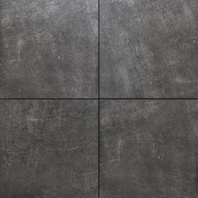 *Restpartij 19 Keramische tegel XL Irish Grey 60x60x3cm op=op