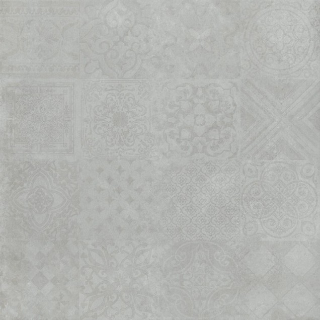 Geoceramica© 60x60x4cm Concreet Silver