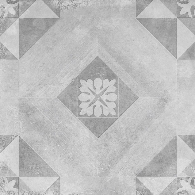 Geoceramica© 60x60x4cm Symbol Block Smoke