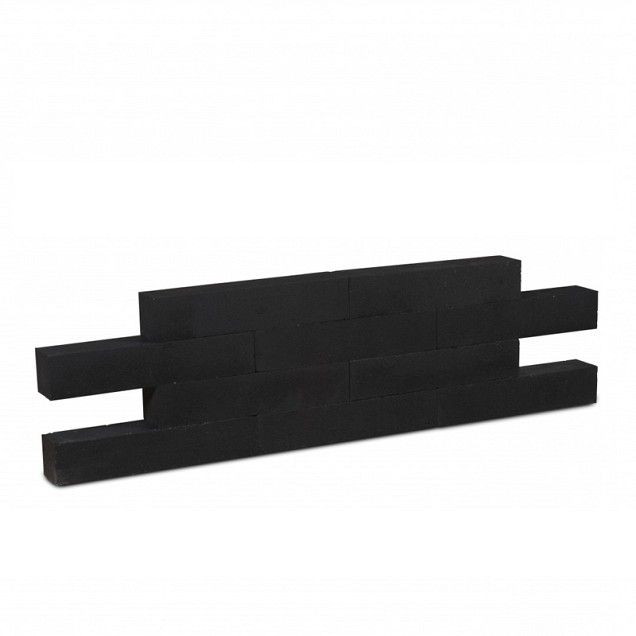*Aanbieding Garden Wall Black 12x12x60 cm