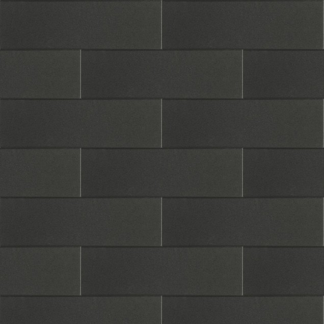 Garden Wall Black met facet 12x12x60