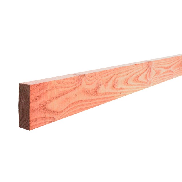 Douglas fijnbezaagde balk 75x175x4000mm groen ge?mpregneerd