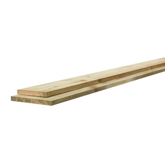 Midden-Europees vuren fijnbezaagde plank 19x145x1800mm