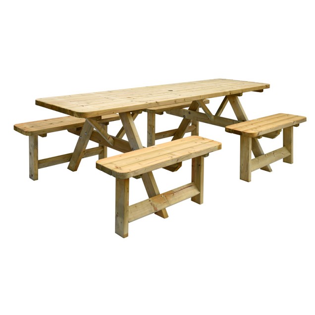 Picknicktafel Family, bladmaat 70x240cm