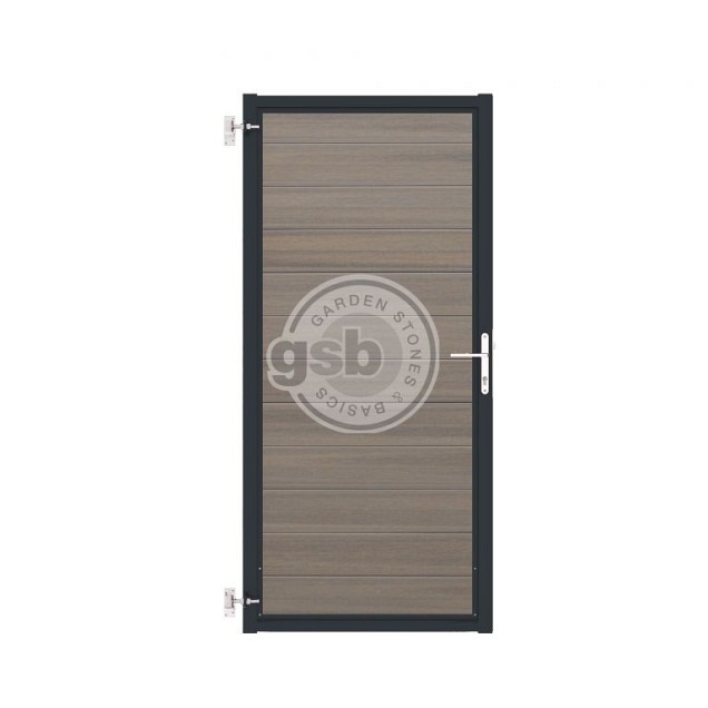 Tuinpoort Profi-Fence | Light Grey | Antraciet frame