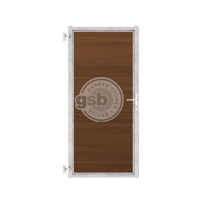 Tuinpoort Profi-Fence | Savanna Brown | Verzinkt frame