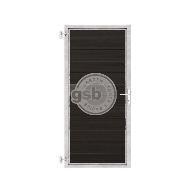 Tuinpoort Profi-Fence | Solid Black | Verzinkt frame
