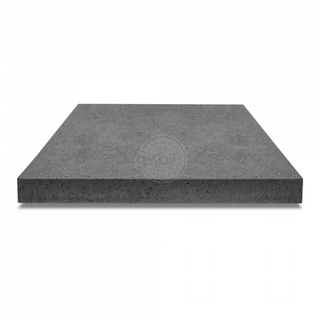 Oud Hollandsche tegel, gewapend  100x100x10cm Antraciet