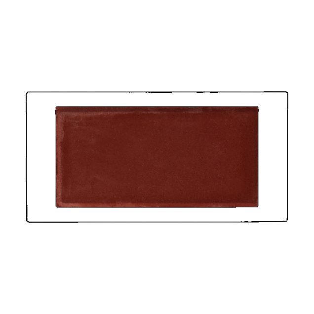 Betontegel 40x60x5 cm KOMO rood