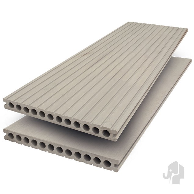 WPC Composiet DuoWood-Riviera FSC vlonderplank 25x250x4000mm groef/glad