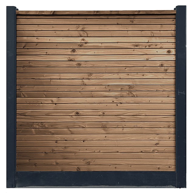 *Combiwood Douglas | Rhombus Double Dubbelzijdig | 180x180cm | Bruin geïmpregneerd