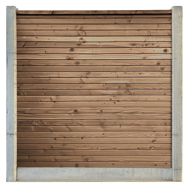*Combiwood Douglas | Rhombus Double Dubbelzijdig | 180x180cm | Bruin geïmpregneerd