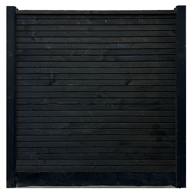 Combiwood Douglas | Rhombus Double Dubbelzijdig | 180x180cm | Zwart geïmpregneerd