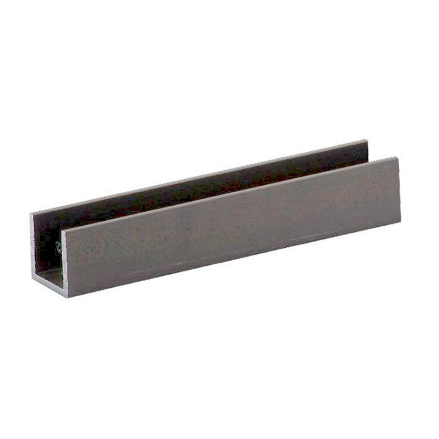 Aluminium U-profile in anthracite (RAL7016) buy online
