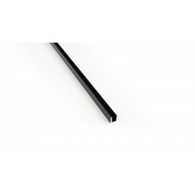 *Metalen afdekkap t.b.v. WPC scherm RAL 7011 20x40x1800mm 2mm dik