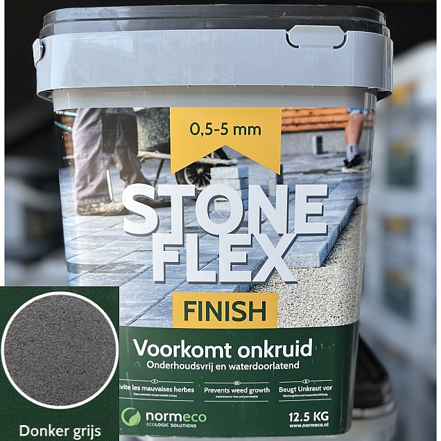 StoneFlex Finish Donkergrijs - extra fijn - voegmortel (alleen op bestelling)