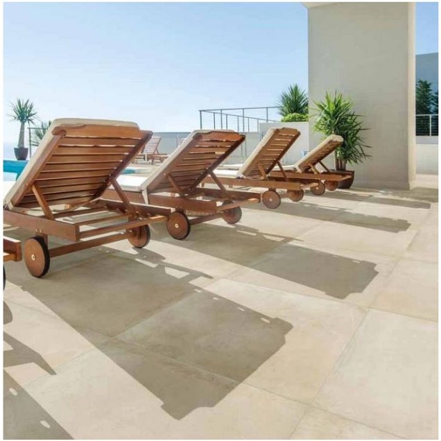 *Aanbieding Keramische tegel XL Unika Sand 80x80x3cm