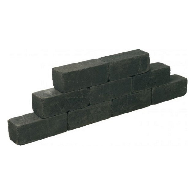 Blockstone Antraciet 15x15x45cm