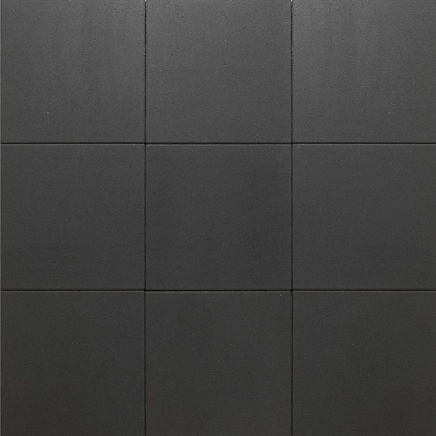 Betontegel Zwart met mini facet 60x60x5cm