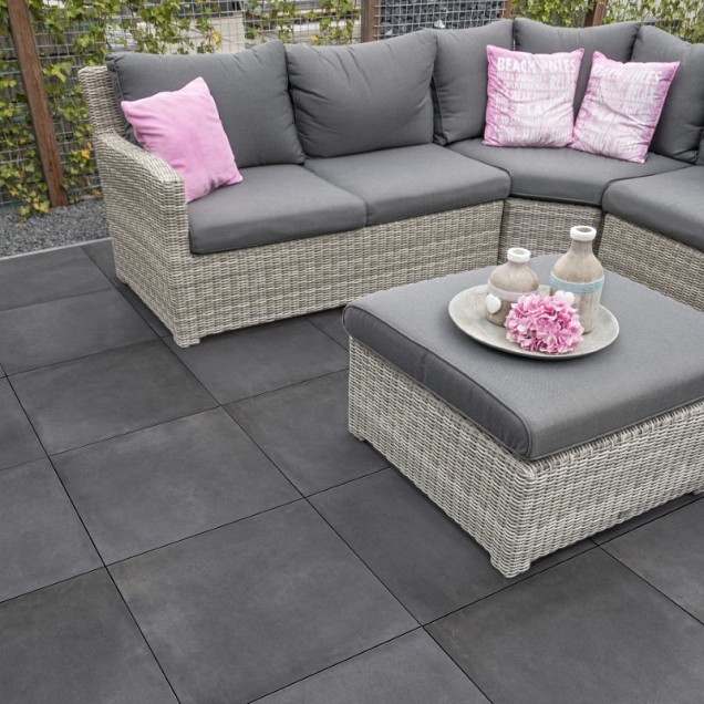 Kerabeton Curone Anthracite 60x60x4cm