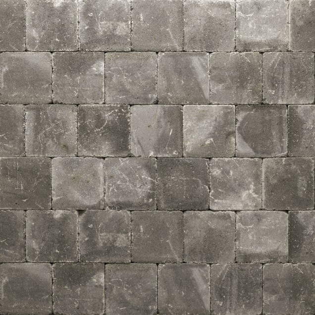 Brickstone Tumbled Grey 15x15x6cm