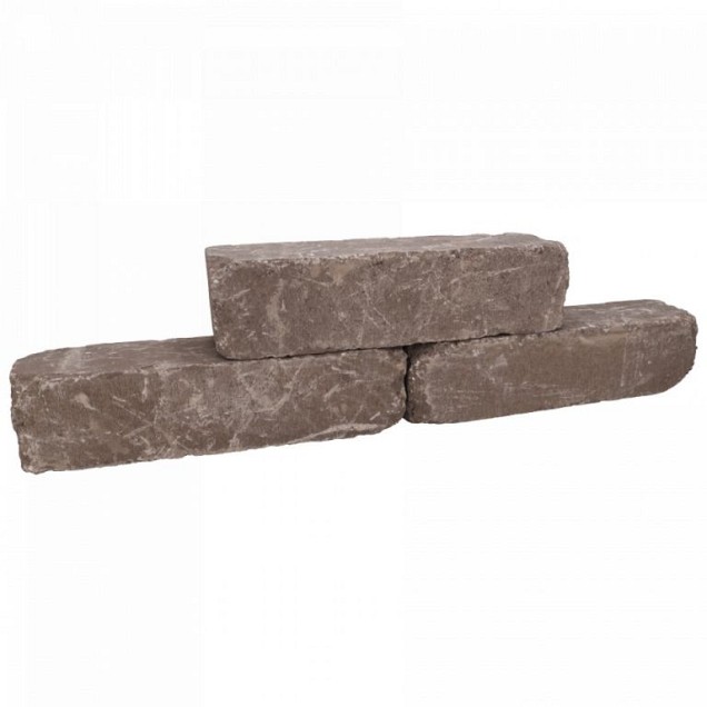 Garden Wall Taupe 15x15x60 cm getrommeld