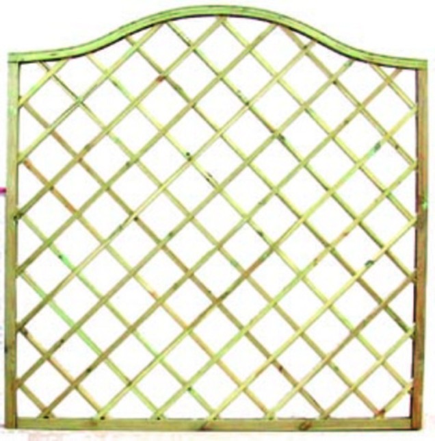 *OMEGA Toog-trellis diagonaal Grenen 180x180/160cm