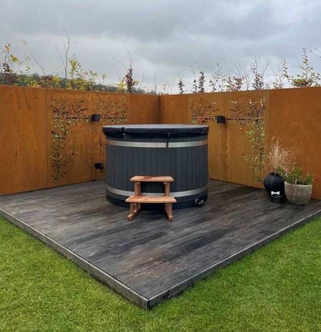 Cor Ten Decopaneel Bamboo