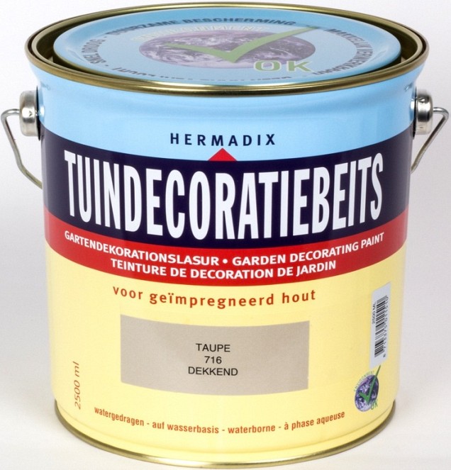 Tuindecoratiebeits 716 taupe 750ml