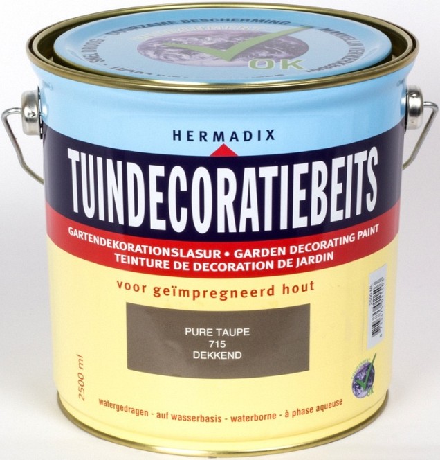 Tuindecoratiebeits 715 pure taupe 750ml