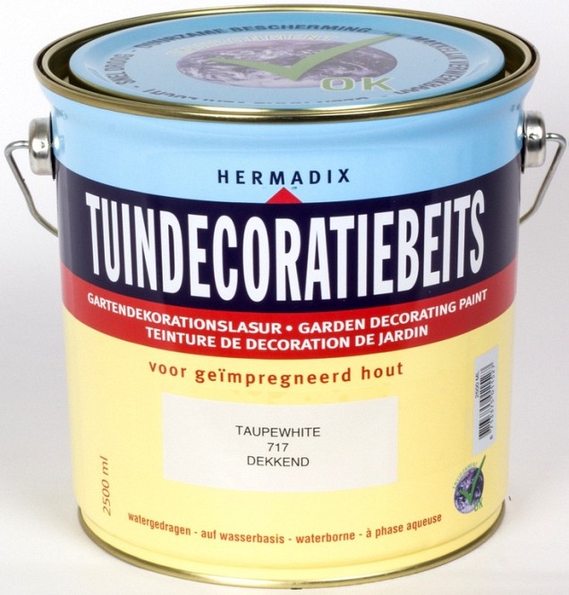 Tuindecoratiebeits 717 taupe white 2500ml