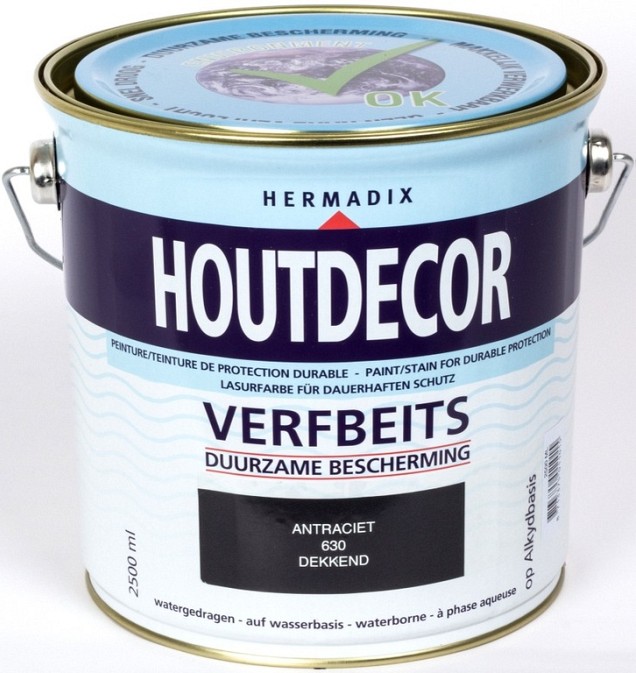 Houtdecor 630 antraciet 750ml
