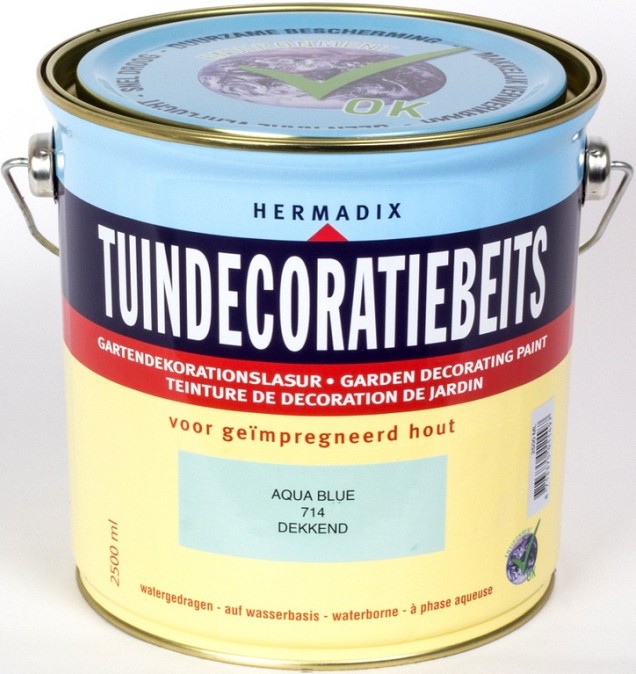 Tuindecoratiebeits 714 aqua blue 2500ml