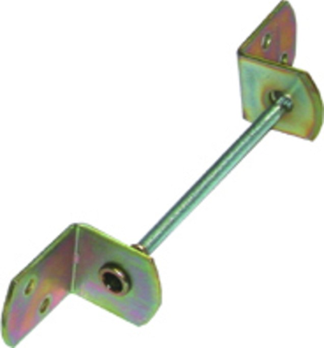 *L-Beslag verzinkt p.set incl. schroeven en patentbouten