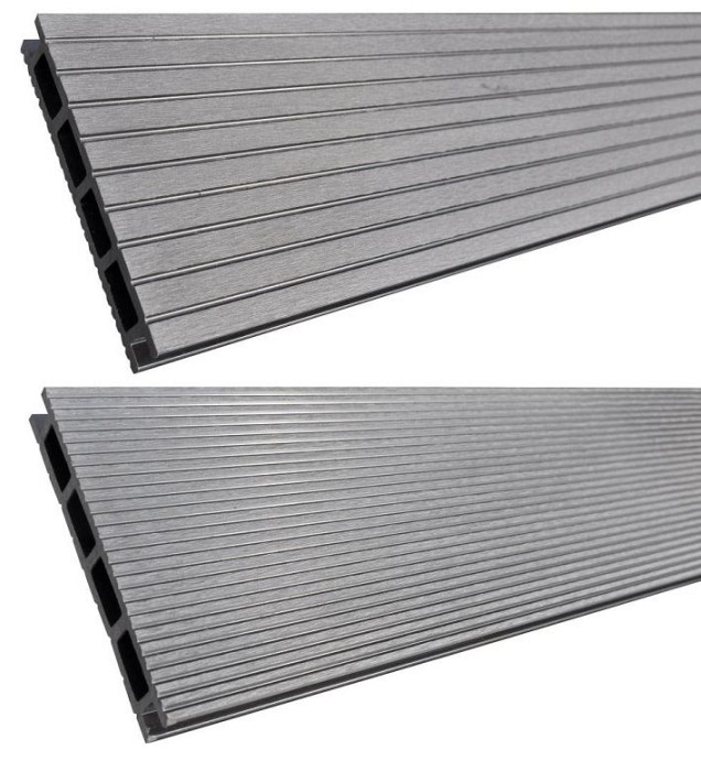 *WPC Terrasplank Antraciet 25x150x4000mm