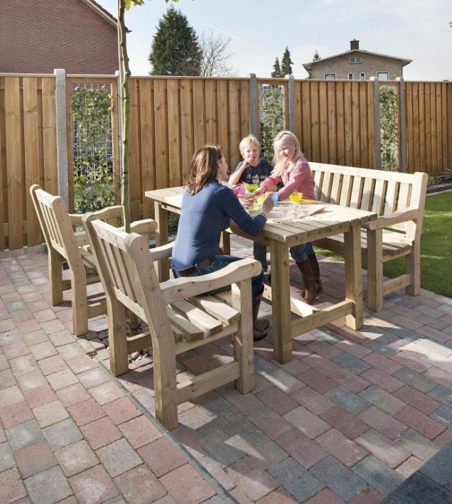 Houten Banken en Stoelen